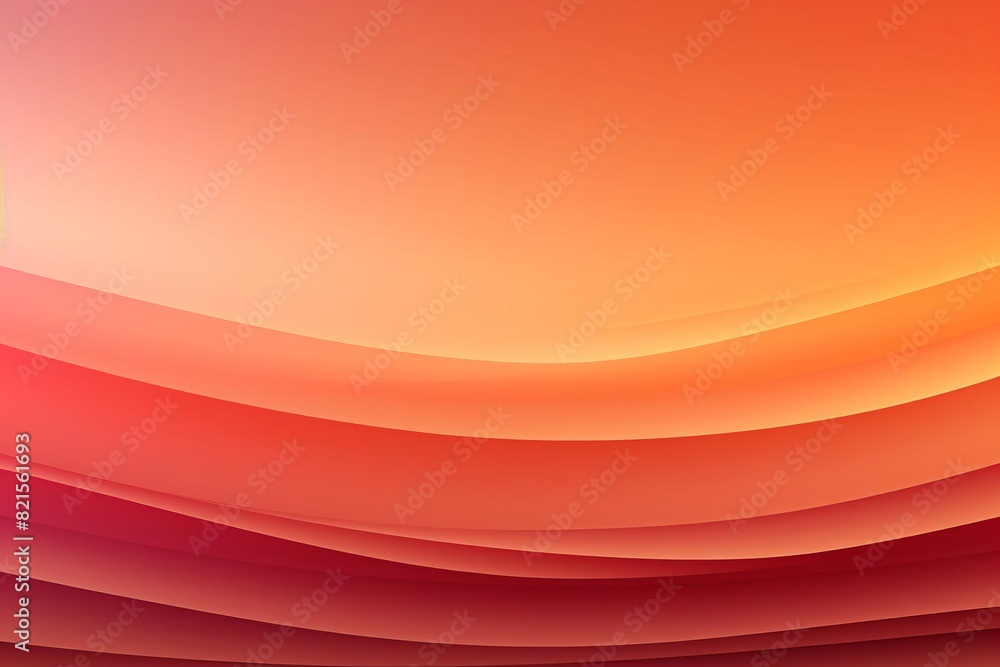 Poster abstract gradient background with flowing lines in shades of orange and red, perfect for modern desi
