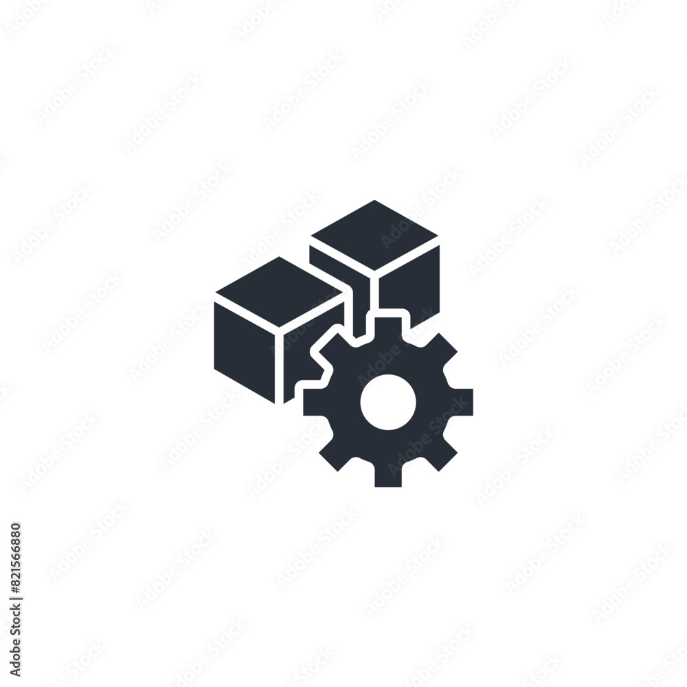 Poster process icon. vector.editable stroke.linear style sign for use web design,logo.symbol illustration.