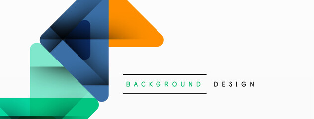 Business triangle and squares vector abstract background. Vector Illustration For Wallpaper, Banner, Background, Card, Book Illustration, landing page