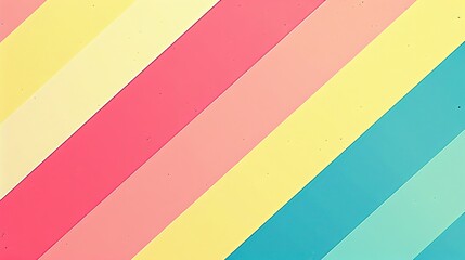 Retro Colorful Background Vector Illustration, simple illustration, flat design,hot pink, aqua blue and bright yellow pastel colors