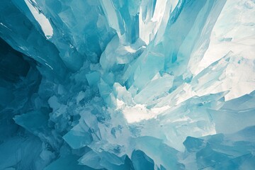 Obraz premium iceberg in the blue