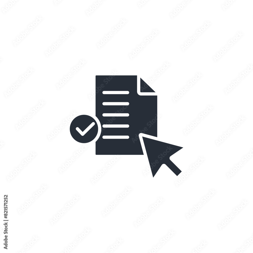 Poster testing icon. vector.editable stroke.linear style sign for use web design,logo.symbol illustration.