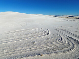 Wind pattern on the dune - White Sands National Park, New Mexico