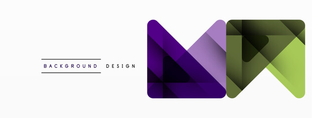 Fototapeta premium Business triangle and squares vector abstract background. Vector Illustration For Wallpaper, Banner, Background, Card, Book Illustration, landing page