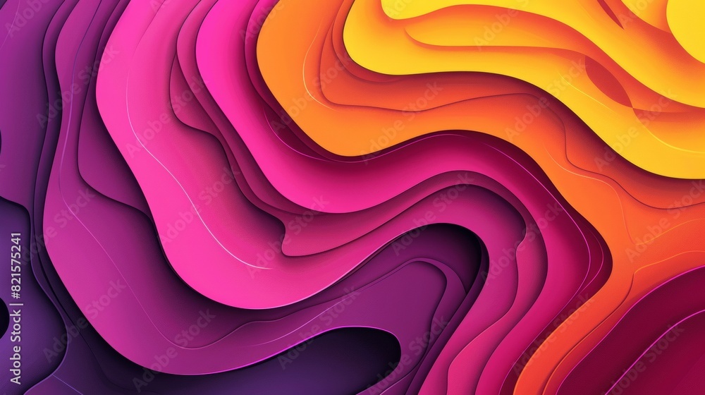 Poster vibrant abstract concept for world creativity and innovation day - dynamic, fluid melting patterns i