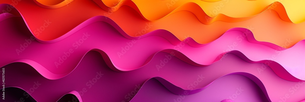 Aufkleber Vibrant Melting Patterns in Digital Artwork: AI-Designed Psychedelic Visuals for Futuristic Tech Concepts