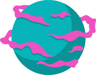 Obraz premium Planet Space Illustration Element