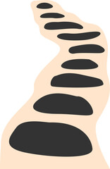 Path Way Illustration Element