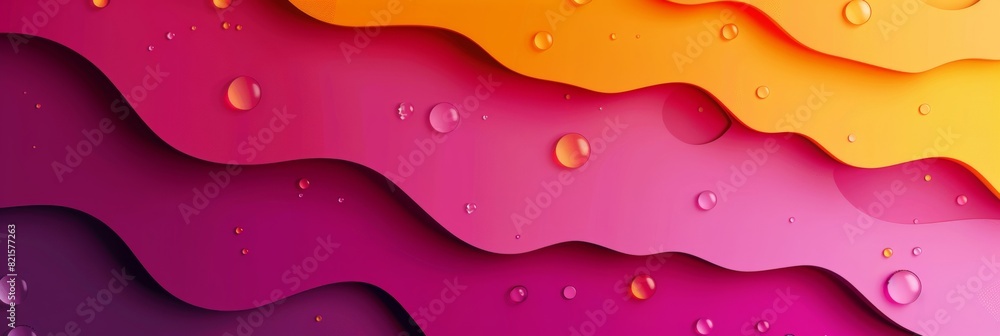 Aufkleber Futuristic Melting Patterns in Psychedelic Colors: Digital Art for Tech and Modern Installation, Utilizing AI Tools