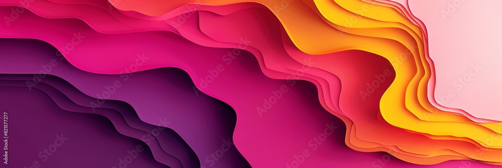 Aufkleber Vibrant Melting Patterns in Psychedelic Colors: AI-Generated Artwork for Modern Tech and Design
