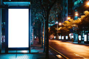 Blank Transparent Street Billboard for Promotional Mock-Up (5).png