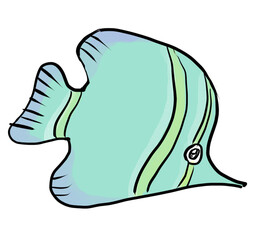 熱帯魚のイラスト