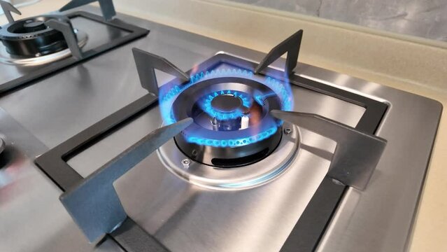 Slow motion switch on gas stove