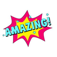amazing! word pop art