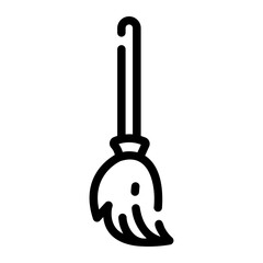 broom Line Icon