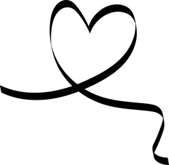 Ribbon element, greeting cards, wedding, birthday, valentine