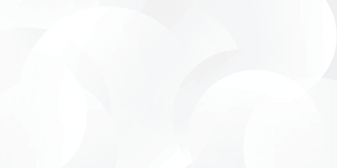 abstract white overlapping circle background