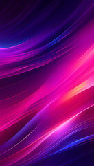 Fototapeta premium Abstract background with flowing, colorful waves in shades of pink, purple, and blue, creating a dynamic and vibrant visual effect.