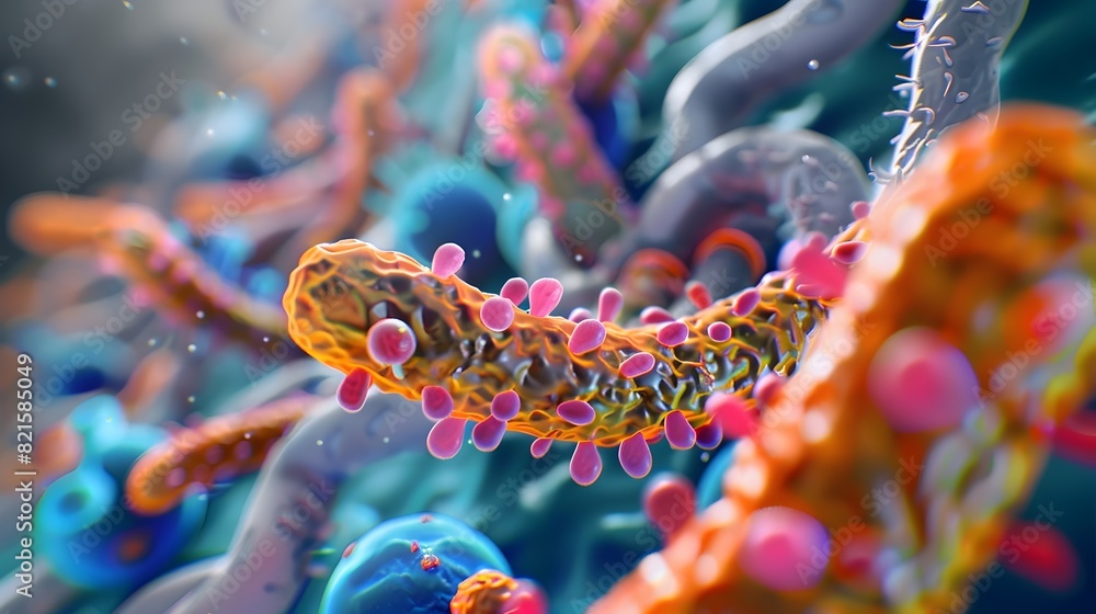 Poster exploring the hidden complexity a microscopic perspective of the microbial worlds menagerie