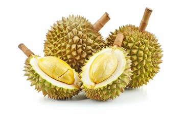 Obraz premium Durian, isolated on white