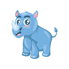 little rhino baby cartoon