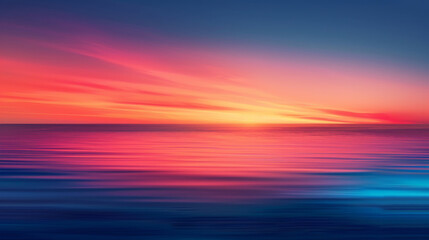Peaceful seascape background with sunrise