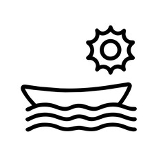 Summer Icon Outline