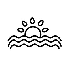 Summer Icon Outline