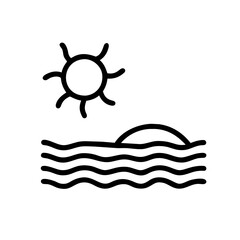 Summer Icon Outline
