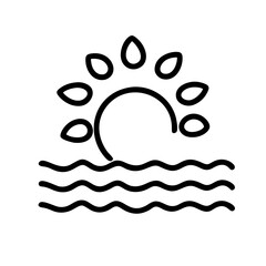 Summer Icon Outline