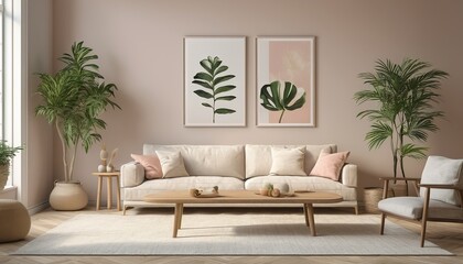Serene Minimalist Living Room