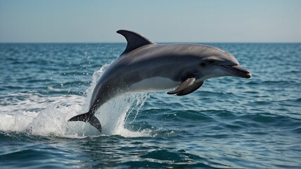 dolphin jumping out of water