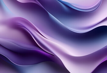 Obraz premium Abstract background with flowing, wavy lines in shades of purple and blue, creating a smooth and fluid texture.