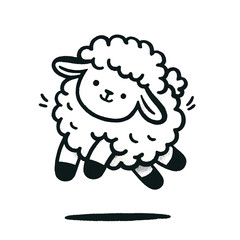 Whimsical Wool: Doodle Sheep Clipart Collection
