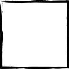 Square frames grunge style. Elements for design