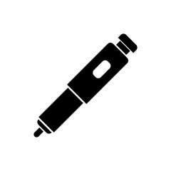 Insulin pen vector icon.simple flat vector trendy style illustration for web and app on white background..eps