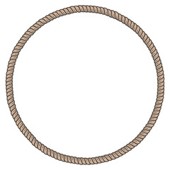 Round rope frame