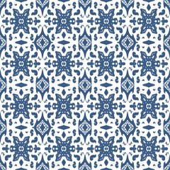 Damask Ikat floral pattern on red background illustration.Ikat ethnic oriental embroidery,Aztec style,abstract background.design for texture,fabric,clothing,wrapping,decoration,sarong,scarf