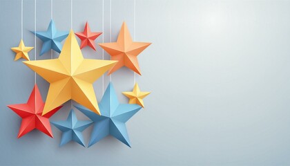 Obraz premium 별 어린이 유아 유치원 발표 소개 비즈니스 배경화면 ppt 프레젠테이션