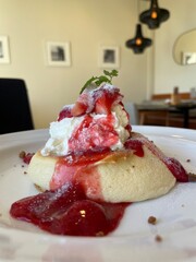 ストロベリーパンケーキ