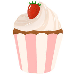 strawberry cupcake