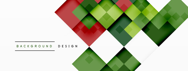 Dynamic colorful squares background. Vector Illustration For Wallpaper, Banner, Background, Card, Book Illustration, landing page