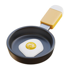 Frying Pan kitchenware 3D icon