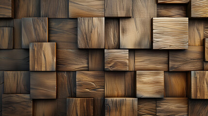 pared muro de madera cuadro decorativo fondo con textura tipo madera estilo y decoración en tercera dimensión 3d © Erika