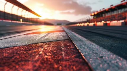 race track background