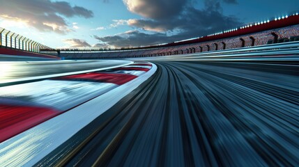 race track background