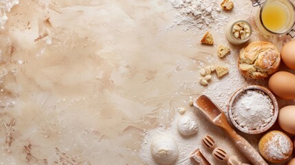 Obraz premium World baking day background concept with copy space