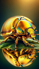 Mirror of Nature: The Golden Beetle