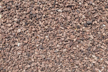 Reddish brown gravel stone background
