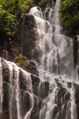 Fototapeta premium Yanyuan waterfall, in Meishan City of southwest China’s Sichuan Province